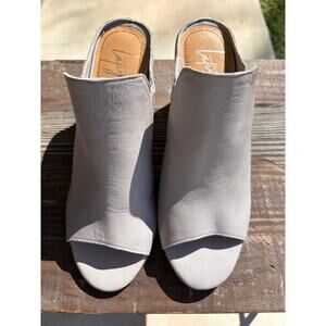 LATIGO 'Hallie" Peep-Toe Mule Mauve Size 7.5